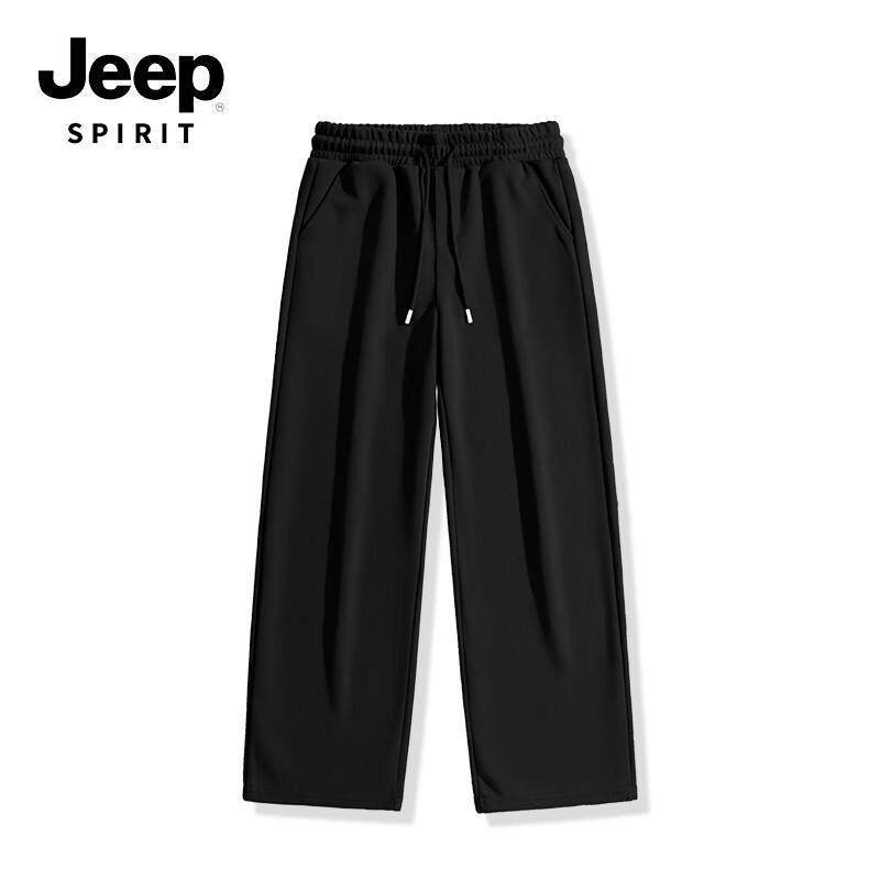 JEEP SPIRIT Men's High Street Loose Straight Sweatpants