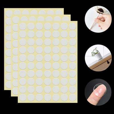 Office Supplies Waterproof Acrylic Adhesive Tape Dot Double Sided Adhesive Round Sticker Dots Stick
