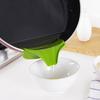 Silicone Kitchen Utensil Cookware Pan Bowl Leak-proof Rim Deflector Pourer Tool