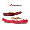 2Pcs LED Rear Fog Lamp Bumper Light For Volkswagen Sagitar 2015 2016 2017 2018 Turn Tail Stop Brake Lamp Reflector lights