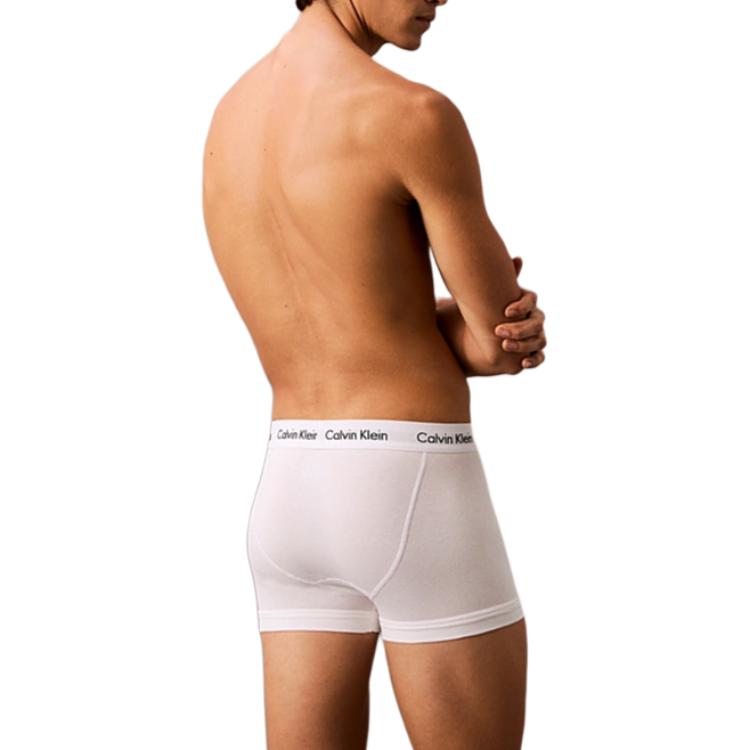 Calvin Klein Casual Logo Comfortable Mid-Rise Boxer Briefs European Version 3-Pack Men Underwear LV00NB4286-MP1