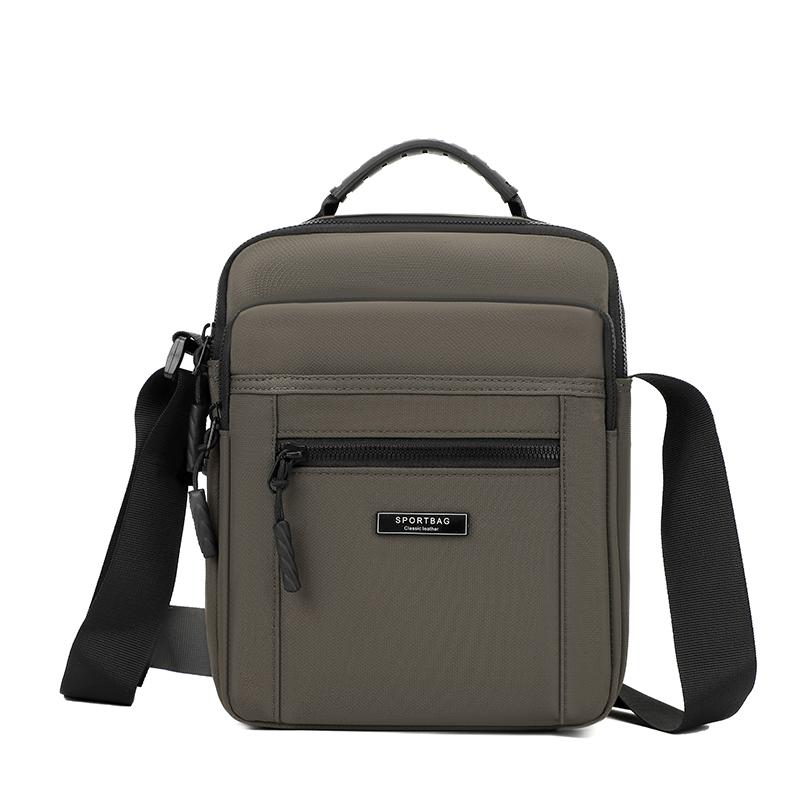 Multi-Functional Men's Shoulder Bag Large Capacity Wear-Resistant Handbag Water-Repellent Commuter Crossbody Bag