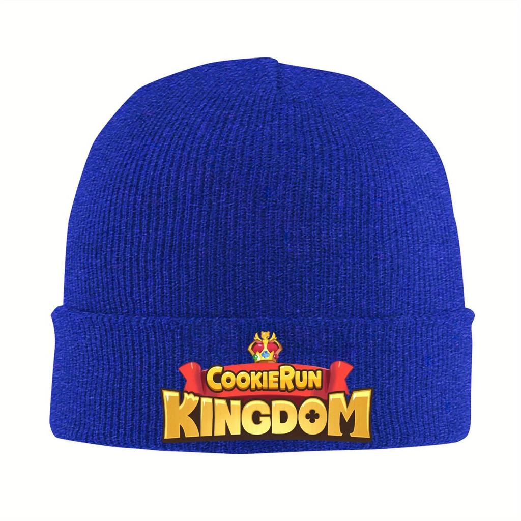 Cookie Run Kingdom Stickade Mössor för Kvinnor Män Mössor Höst Vinterhatt Akryl Hip Hop Melonmössa