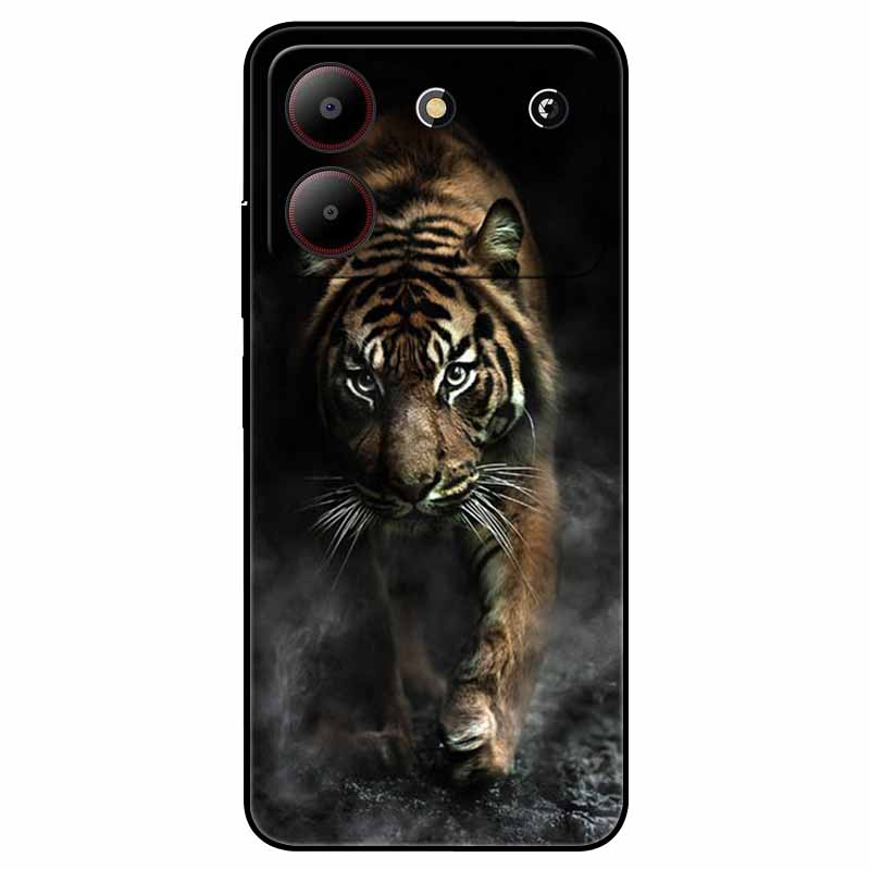 For ZTE Blade A54 4G Case Shockproof TPU Soft Silicone Phone Covers for ZTE Blade A 54 Funda Painted on for BladeA54 Luxury Capa