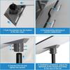 Satellite Dish Support Holders Bracket Adapter Structure Easy Installation for Gen 3 Outdoors Enthusiasts Quick Assembly