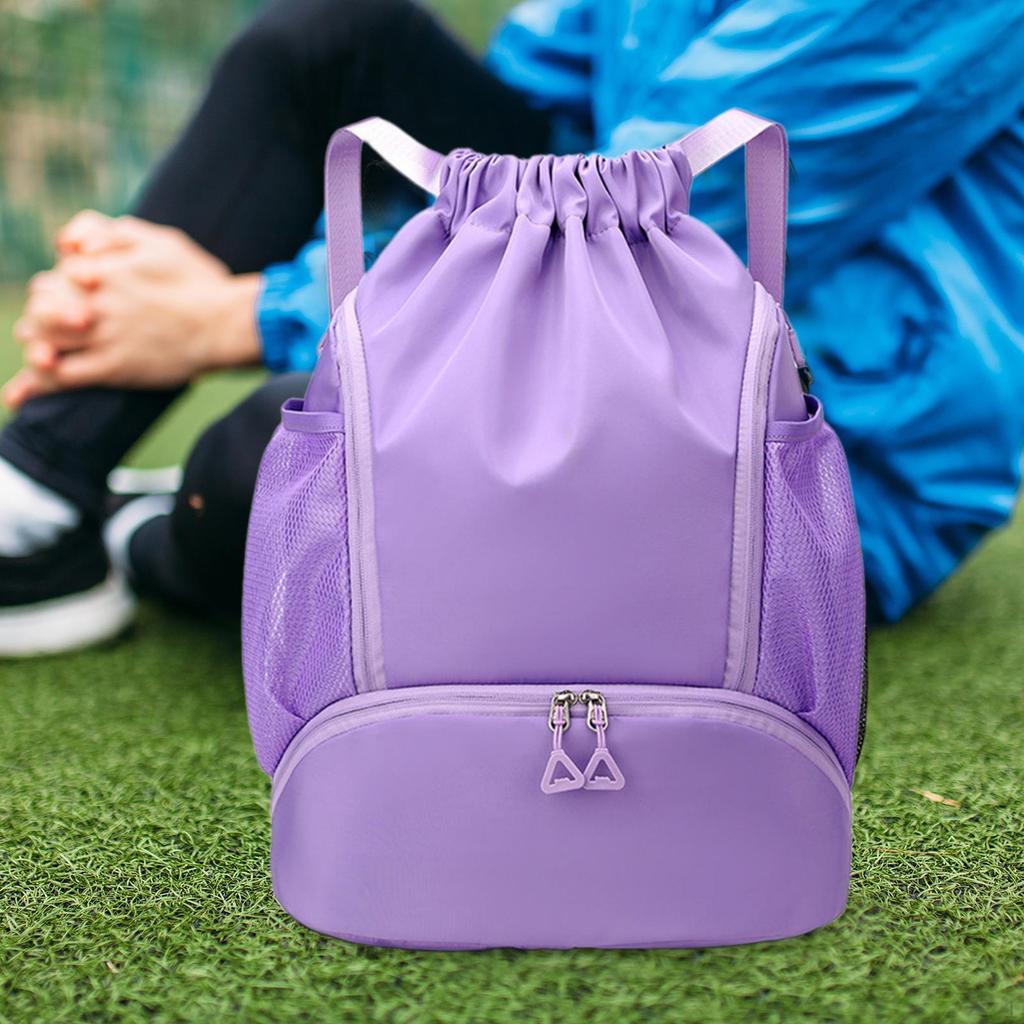 Drawstring Backpack for Men and Women Lightweight Cinch Beach Swim Bag String Water