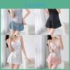Ice Silk Sleeveless Nightgown For Women Breathable Short Sleepwear For Home Use