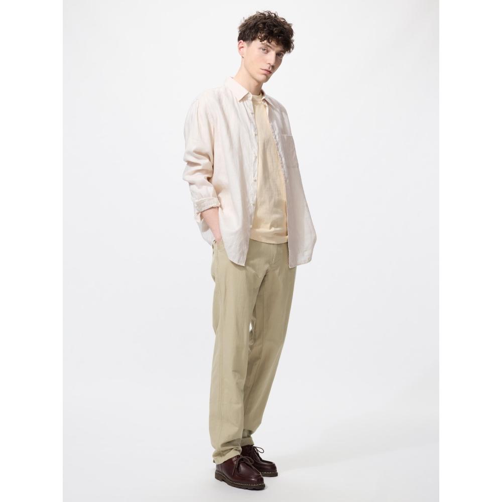 Uniqlo Japan Linen Blend Easy Pants Long