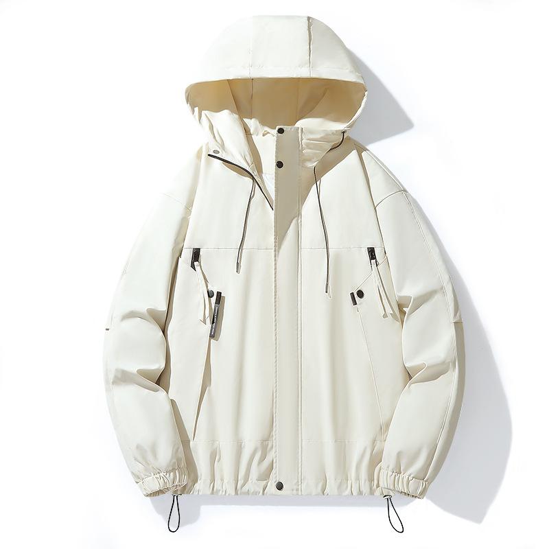 Spring New Couples' Outdoor Casual Sports Hooded Jacket Mountaineering Suit Men's Wide