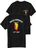 T-Shirt des französischen Fallschirmjägerregiments 9ème RCP, Kurzarm, Freizeit, 100 % Baumwolle, Rundhalsausschnitt, Sommer, Herren