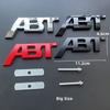 3D Metal ABT Logo Grill Emblem Car Trunk Badge  Sticker Accessories