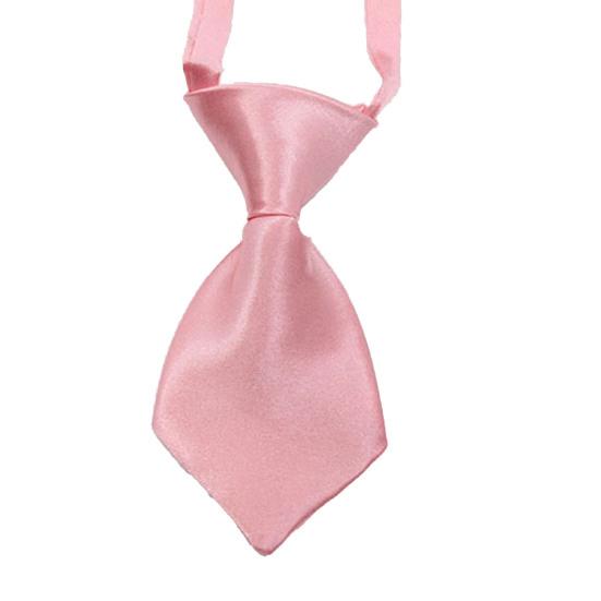 Haustier Krawatte Plastikschnalle Verstellbares Halsband Imitierte Seide Hund Krawatte für Hund