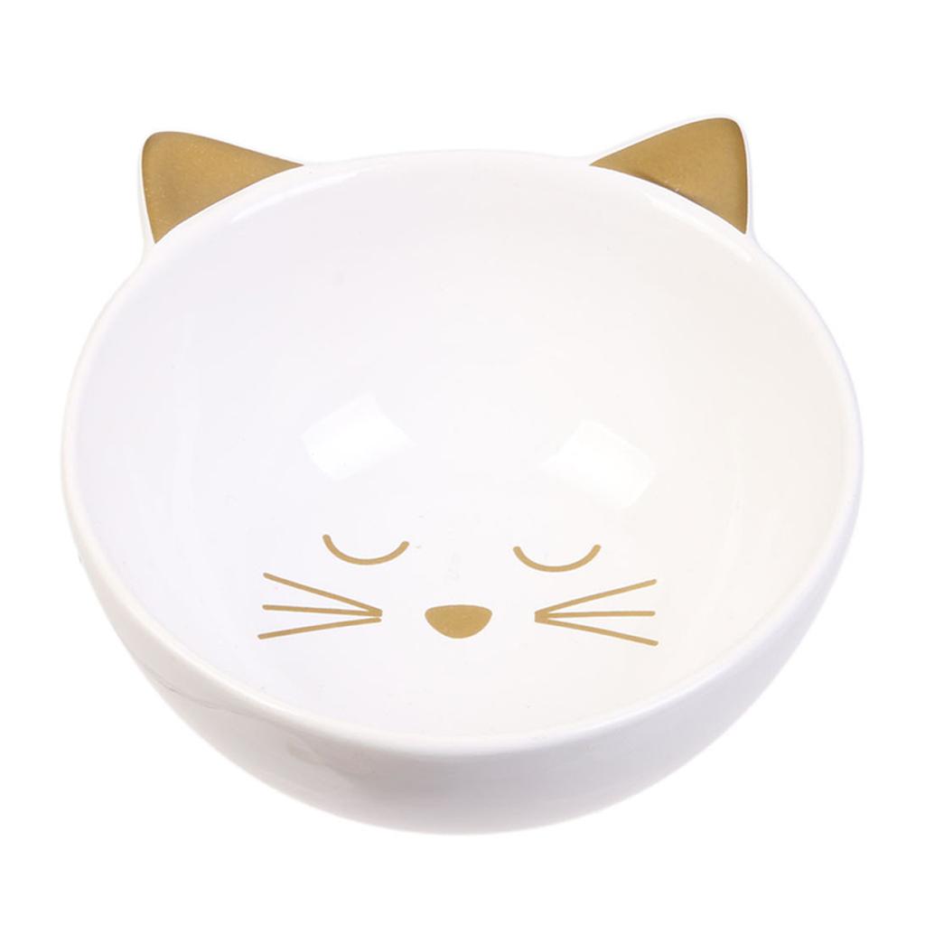 Les Trésors De Lily [A1230] - Coupelle apéro céramique 'Chats' blanc - 10x5 cm