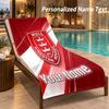 Custom Text Hull KR Print Beach Towel Large Towel For Home Bathroom Beach