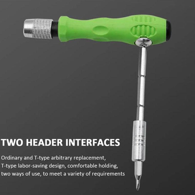 32 In 1 Multifunctional Screwdriver Set with 30 PCS Torx Phillips Magnetic Screw Driver Bits Mini Repair Tool for Phone Watch PC