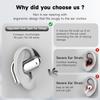 Intelligent Touch Screen Open Ear Earbuds Bluetooth 5.4 Headphones Over The Ear Earbuds 50H Playtime LED Display Charging Case Sport Over Earphones