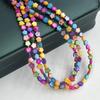 6x6mm Multicolor Star Natural Shell Beads Rainbow Iridescent Loose Beads for DIY Ramadan Jewelry Making & Bracelet Necklace Crafts 38cm