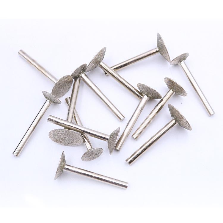 Diamond Grinding Head for Nails, T-Shape for Polishing Stone, Glass, and Ceramic