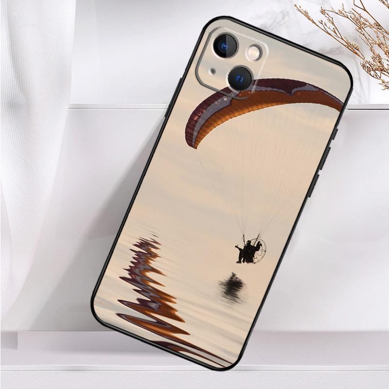 Paragliding Sport Phone Case For iPhone 14 13 12 11 16 15 Pro Max Plus Mini 7 8 X XR XS Max Soft Cover