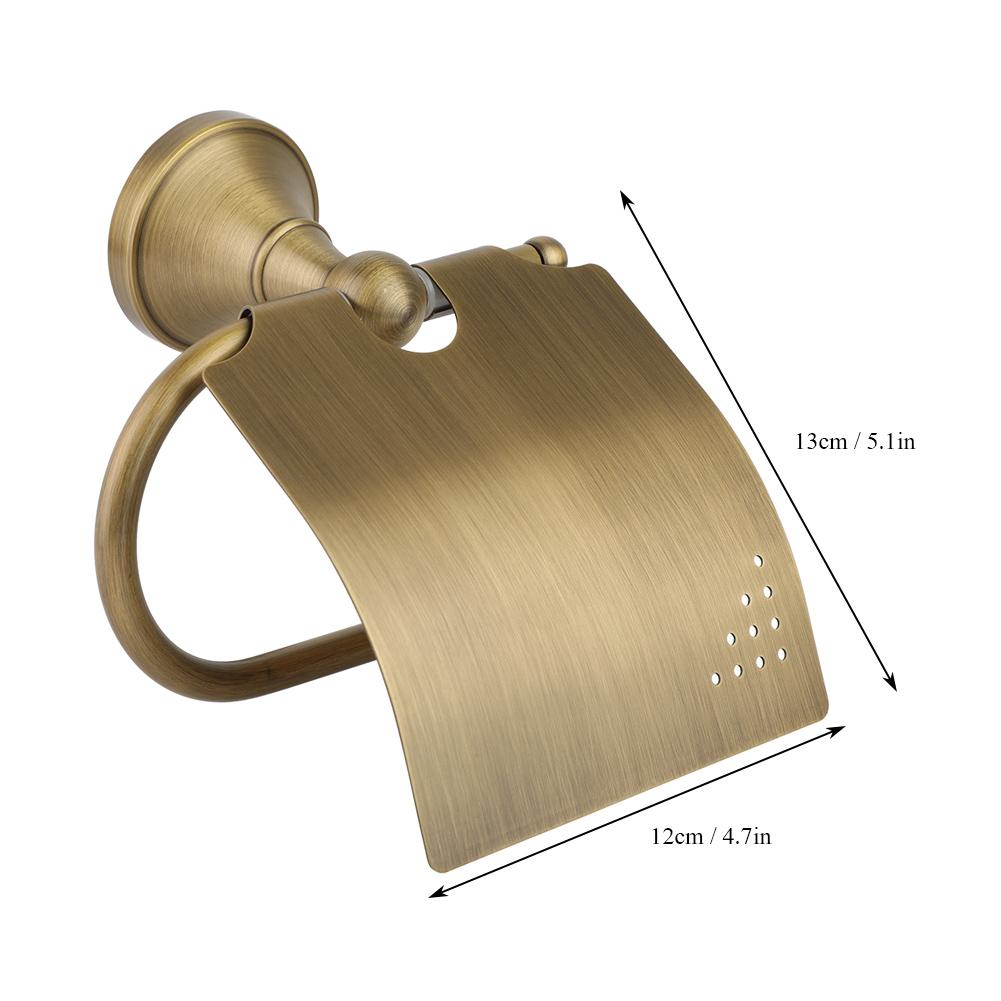 Paper Towel Holder Antique Brushed Bathroom Roll Paper Holder Paper Towel Hanging Storage Rack Accessories Toilet Paper Holder