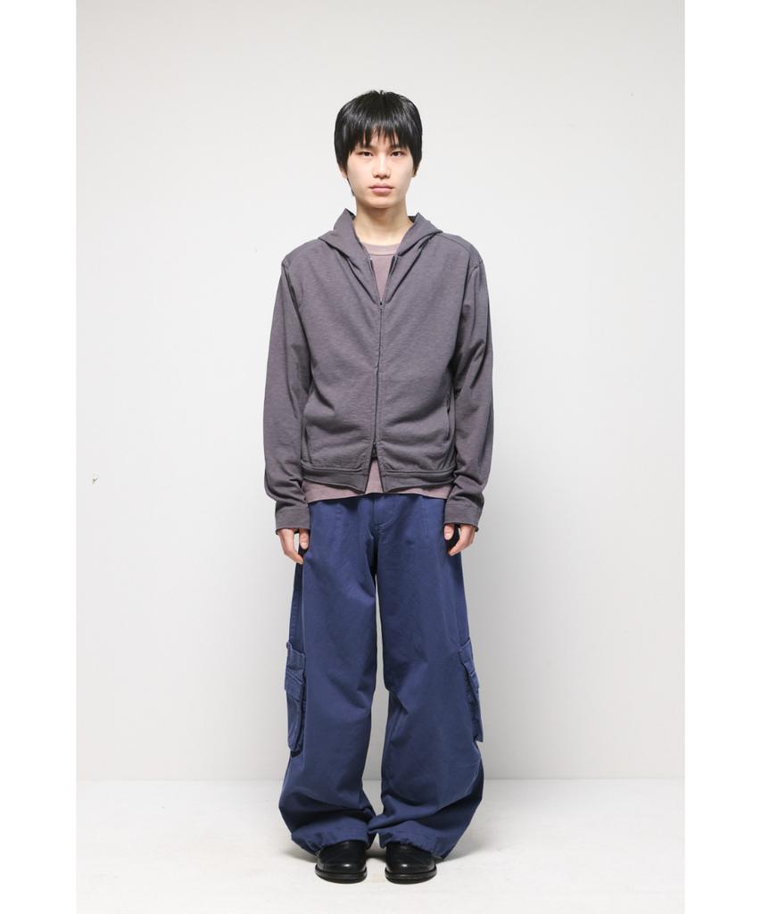 Hatchingroom Rough Hoodie Slub Graphite