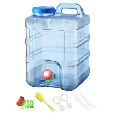 18/20/22L Camping Water Container Leak-proof Pure Water Canister Kit Large-Capacity Easy To Clean with Faucet for Hiking Fishing