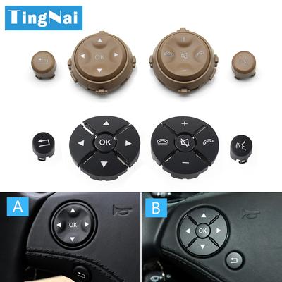 Car Multi-function Steering Wheel Push Button Cover For Benz W221 W216 S CL Class S280 S300 S350 S400 S600 2006 2007