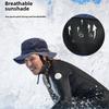 Breathable Sunscreen Fisherman Hat Mesh Summer Bucket Hat Beach Surf Cap  Camping