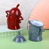 2023 Canister With Attitude Jars Akimbo Crooked Body Mugs Cute Hipster Resin Jars Airtight Bottle Home Decor Anthropomorphic Jar