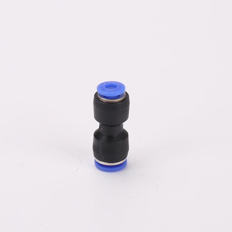 PG Trachea Pneumatic Quick Connector, Straight Plastic Reducing Coupling (Sizes: 6-4, 8-6, 10-8, 12).