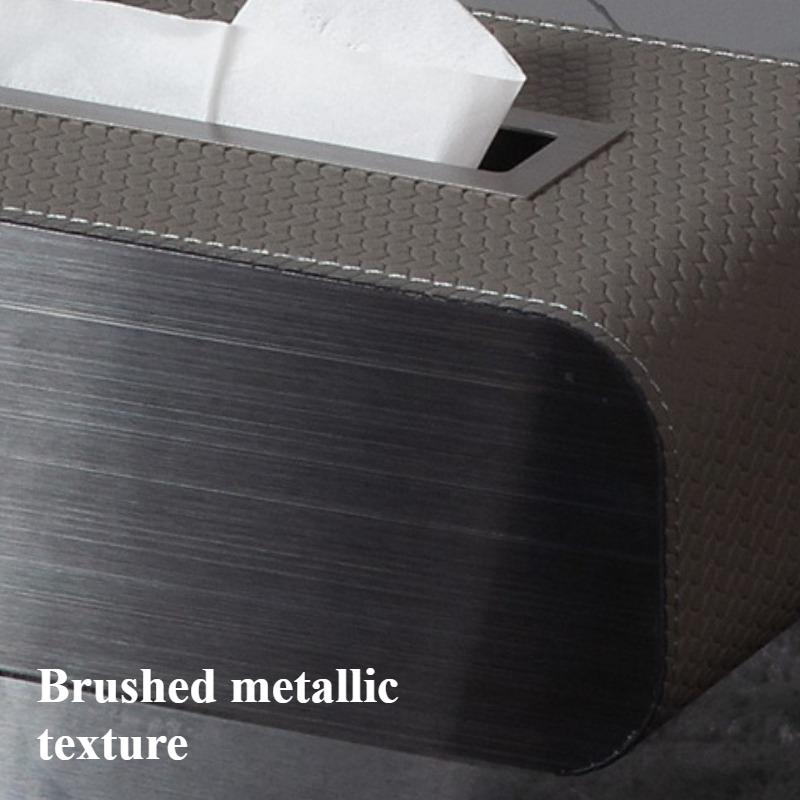 Modern Simple Tissue Box Living Room Creative Desktop Paper Box Restaurant Napkin Storage Box Luxury Home Decoration Ornaments