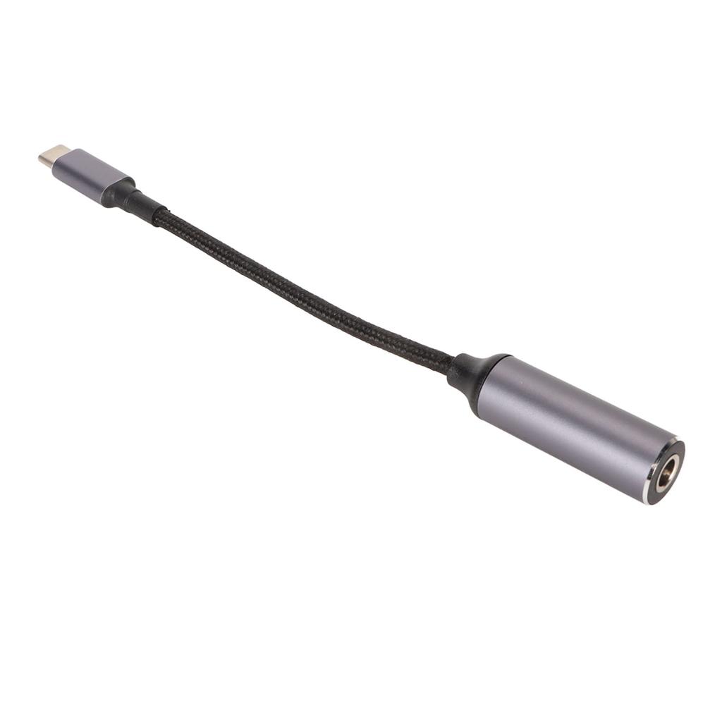 DC 5.5mmx1.7mm To Type C Power Cable Female To Male 100W PD Charging Cable with Identification Chip for Phone Tablet