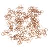 100PCS Bike Shaped Paper Clips Cute and Interesting Bronze Metal Clips for Documents Scrapbooks Tran