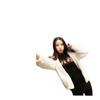 Loose Autumn and Winter New Plush Thickened Hooded Women's Imitation Mink Short Fur Jacket