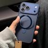 Matte Magnetic For Magsafe Wireless Charge Case For iPhone 17 16 15 14 13 12 11 Pro Max Plus Bracket Stand Holder Clear Cover