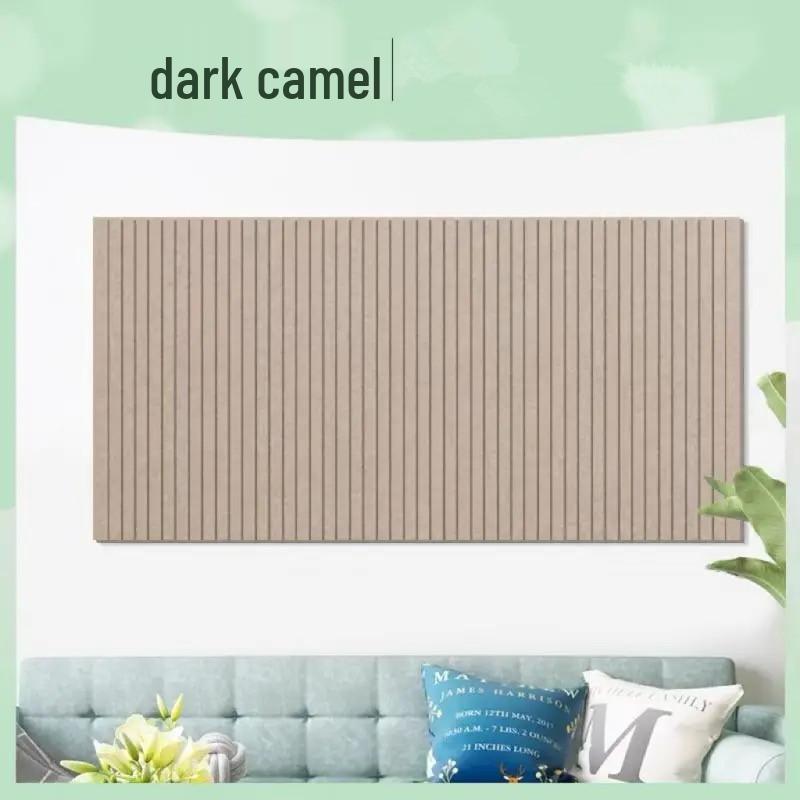 Grooved Felt Wall Sticker Stripes - No-Drill Decorative Panel for Classroom & Living Room.