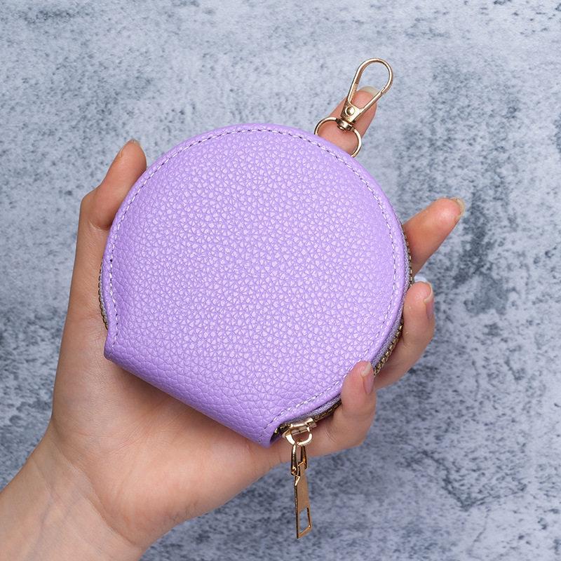 Portable Korean Style Multi-functional Zipper Coin and Earphone Bag