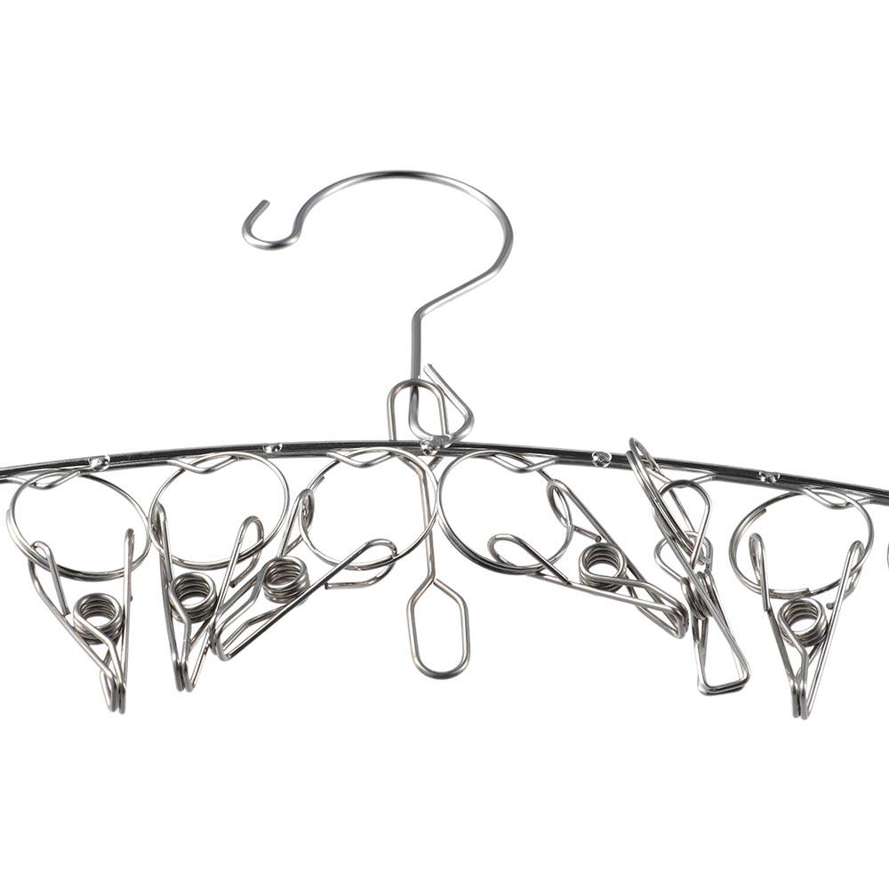 Stainless Steel Material No Deformation No odor Stainless Steel Hanger Storage Strong Support Balcony Clothes Hanger