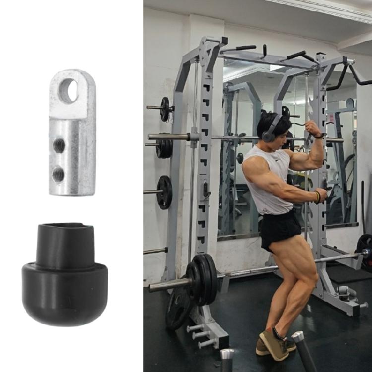 Large Flat Head Rivets Insert Joint Sleeve Connectors Nut Secure End Fittings for Fitness Equipment Adaptability