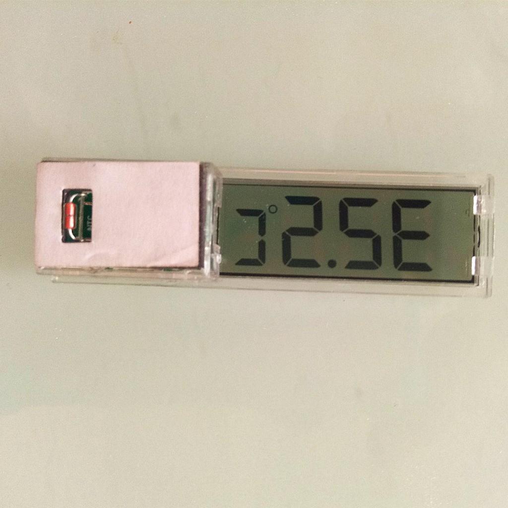 High-Precision Transparent Stick-On LCD Aquarium Thermometer