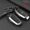 For Audi 8YFor Audi A3 A5L Q6 A6L A6 A7 Q7 Q3 Q5 New 2025 Accessories Zinc Alloy Car Smart Remote Key Case Cover Shell Holder Protector Fob