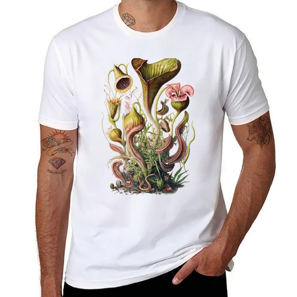 Fleischfressende Kannenpflanze T-Shirt Schnelltrocknend Leichtes Sport-T-Shirt