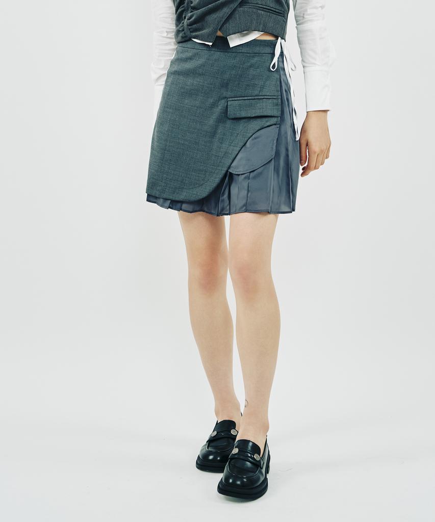 Phenomenon Cipher Lining Pleats Skirt
