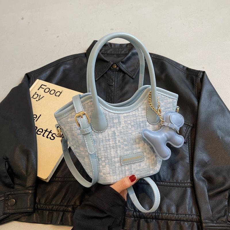 Bag Summer Women's 2025 New Niche Textured Portable Vegetable Basket Bag Fashion Versatile Shoulder Crossbody Bag