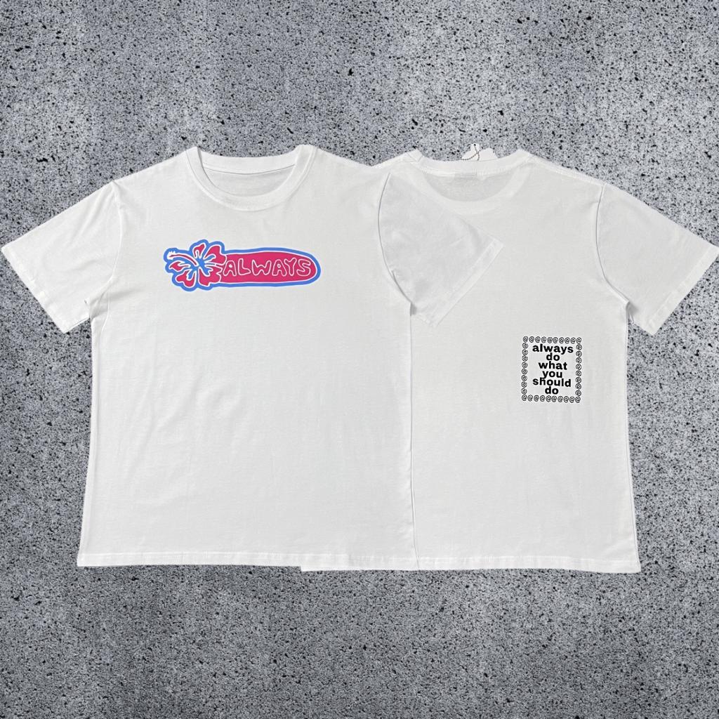 Fit AD 2026 WYSD Shortsleeved Sun Roll Fun Printed American High Street Skateboard Cotton Roundneck Tshirt
