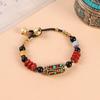 Tibetan Ethnic Beaded Wind Chime Bracelet - Unisex Retro Nepalese Style