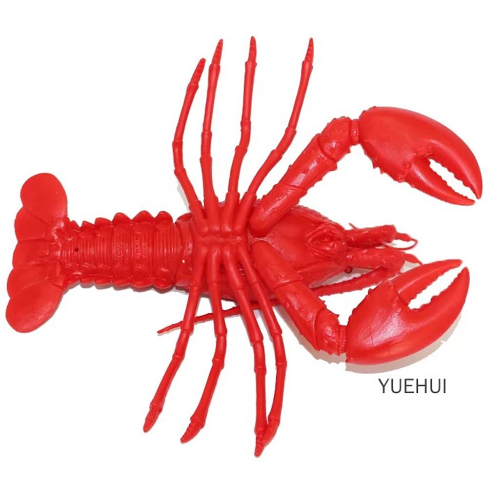 Simulation Lobster Crab Model Marine Animal Toy Plastic Large Lobster Props Early Education Toy Ornaments Simulated Seafood