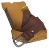 Wide Leather Belt PTN PS-04-90-3491 D.Brown