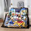 1pc, Halloween at Porto Paradiso Home Décor Blankets, Soft Flannel Throw Blanket, Gift for Bedroom, Living Room, Travel