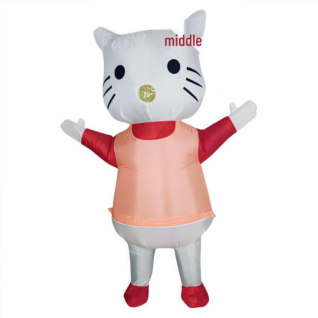 Cross-Border Halloween Fox Inflatable Costume: Cartoon Cosplay Animal Outfit for Festivals & Performances